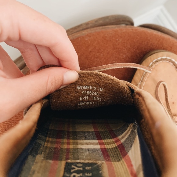 💀BOGO FREE Sperry Authentic Boat Shoe Leather 7 - Picture 5 of 6